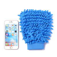 Chenille Car Wash Mitt for Detailing and Cleaning