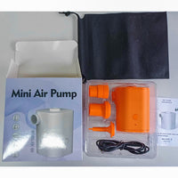 Portable USB Electric Air Pump for Inflatables and Deflation, Rechargeable