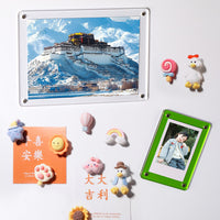 Acrylic Photo Frame Refrigerator Magnet for Instax Photos