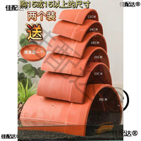 Terracotta Turtle Hideout Cave and Basking Platform for Aquarium and Reptile Tanks