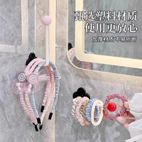 Wall-Mounted Hair Tie and Headband Organizer Rack for Bathroom