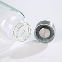 Borosilicate Glass Water Bottle with Protective Sleeve for Sports and Daily Use