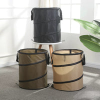 Portable Collapsible Outdoor Camping Trash Can - Foldable Waste Bin for Picnics, Hiking, and Outdoor Activities