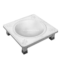 Outdoor Charcoal Fire Pit BBQ Grill Brazier for Camping Patio Heating