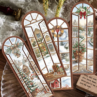 Christmas Bookmark Set - 24 Creative Paper Reading Cards in Gift Box