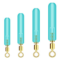 Swivel Copper Head Float Seat for Rock Fishing and Raft Fishing, 10-Pack