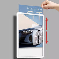 Floating Picture Frame Wall Mounted Poster Display for A2 Posters and Advertisements