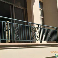 Balcony Railing Villa Courtyard Terrace Safety Fence Anti-fall Iron Art Guardrail