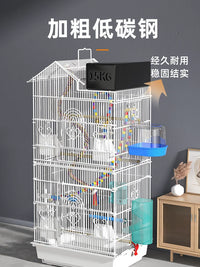 Large Parrot Breeding Cage with Accessories for Budgies Cockatiels Mynahs Peonies