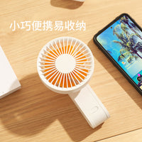 2026 New USB Rechargeable Mini Foldable Handheld Desk Fan with Stand, 3-in-1 Powerful Brushless Fan
