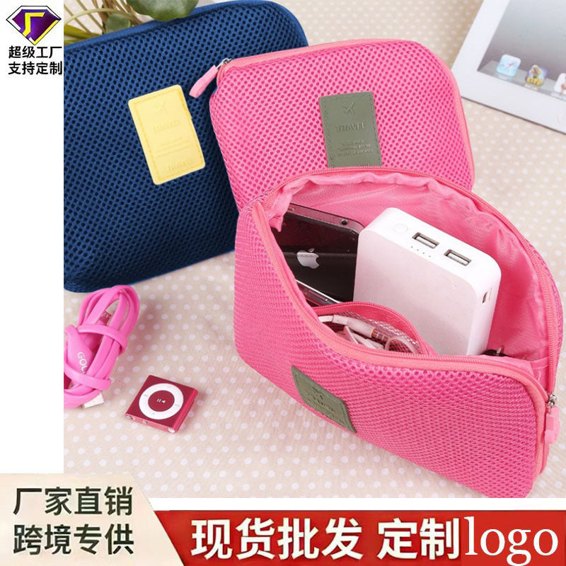 Portable Electronic Organizer Bag for Cables, Chargers, and Accessories
