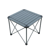 Portable Folding Camping Table with Roll-Up Top for Outdoor Picnics and BBQ