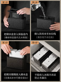 ANZZYU Clear Ice Ball Maker Mold for Whiskey and Cocktails, Large Sphere Ice Cube Tray