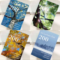 200-Page A4 Thin Notebook for Students, Minimalist Practice and Sketch Pad