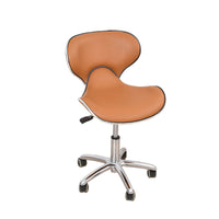 Adjustable Ergonomic Saddle Stool with Backrest for Medical, Dental, Beauty, and Ultrasound Examinations
