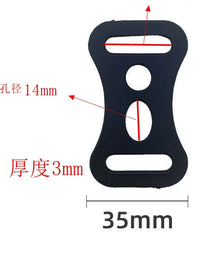 Tent Canopy Pole Base Plate Foot Buckle Connector for Outdoor Camping
