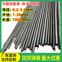 Long Extension Spring with Hooks for Tarpaulins, Seals, and Doors