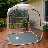 Windproof Camping Warm Pop-Up Tent for 1-4 People, Outdoor Fishing Shelter