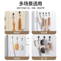Magnetic Hooks Heavy Duty Refrigerator Magnets Swivel Magnetic Hangers for Storage, No Drilling Required