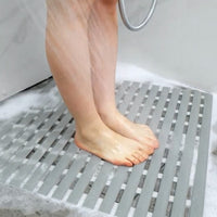 Non-Slip PVC Hollow Bathroom Shower Mat for Wet Areas