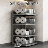 Foldable Multi-layer Pot and Pan Organizer Rack for Kitchen Countertop or Under Sink Storage