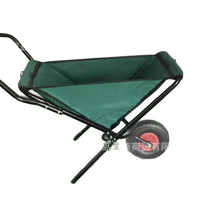 Foldable Garden Cart with Fabric Bag, Portable Yard Waste Collector, Outdoor Utility Cart for Leaves and Debris