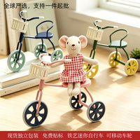 Miniature Iron Art Bicycle Dollhouse Decoration