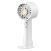 Portable Handheld Mini Fan with Ice Compress Function, USB Rechargeable Quiet Desk Fan for Home and Outdoor Use