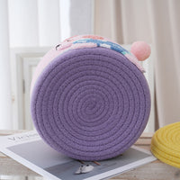 Handwoven Desktop Storage Basket Cute Festival Gift Box Entryway Snack Toy Organizer Bin
