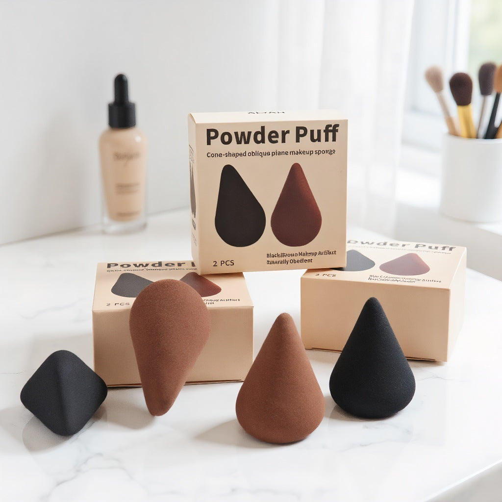 Irregular Shaped Makeup Sponge Blender for Foundation and Cosmetics, Expands When Wet