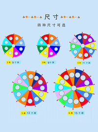 Rainbow Parachute Whack-A-Mole Game for Kids Outdoor Sports & Sensory Training
