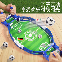 Kids Tabletop Foosball Game Toy, Two-Player Competitive Parent-Child Interactive Football Battle Table for Boys and Girls