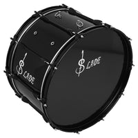 SLADE 22-inch Professional Marching Bass Drum with Carrier for Adult Students and Bands