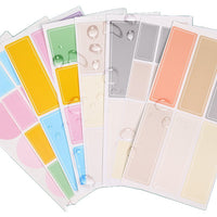 Waterproof Self-Adhesive Name Label Stickers for Food and Organization, Writable
