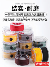 Braided Nylon Cord for Beading, Jewelry Making, and Crafting - Various Thicknesses and Lengths