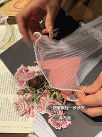 NFC Recording Rose Bouquet Pop-Up Book Greeting Card DIY Kit for Birthday Gifts