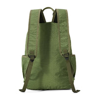 Waterproof Nylon Plaid Foldable Lightweight Travel Backpack Tote Bag