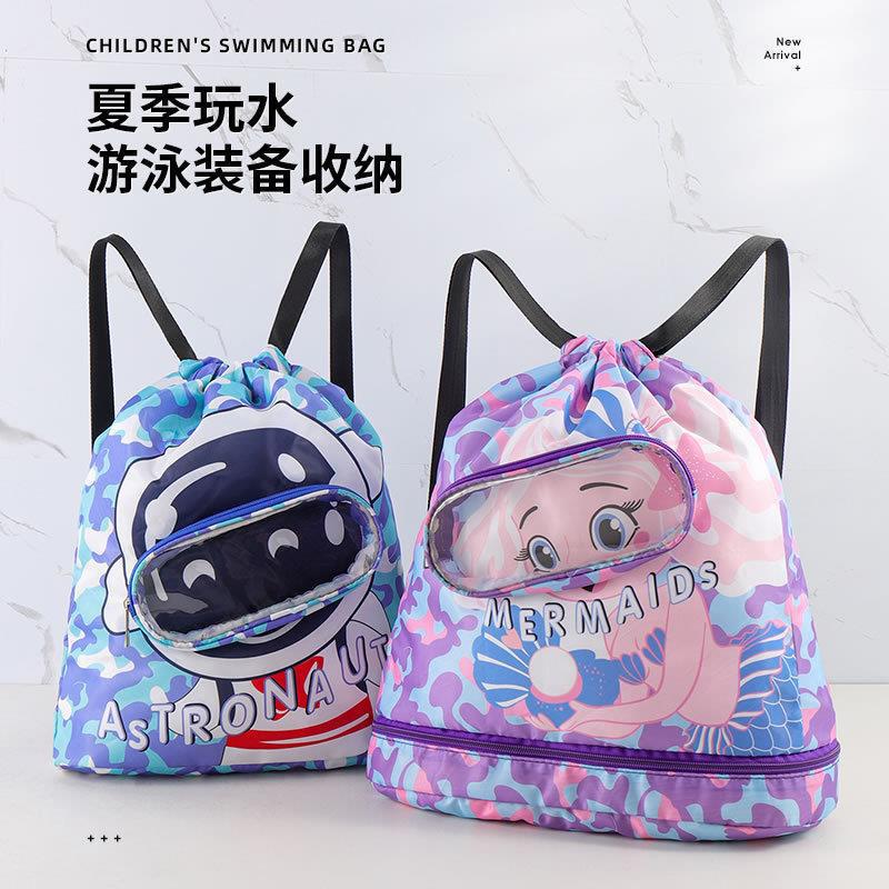Unisex Dry Wet Separation Waterproof Swim Beach Backpack for Adults and Kids