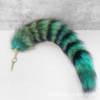 Fox Tail Keychain Cosplay Prop Bag Charm Dance Performance Accessory