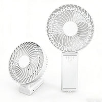 Handheld Rechargeable Solar Folding Fan with USB Charging