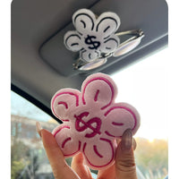 Car Visor Glasses Holder Clip with Ticket Card Organizer for Women