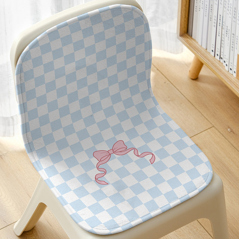 Cartoon Integrated Backrest Seat Cushion for Kids' Chairs