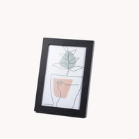 Minimalist Wooden Photo Frame for Tabletop or Wall Display, Various Sizes
