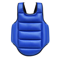 Thickened Reversible Karate Taekwondo Chest Protector for Adults and Kids, Boxing Training Soft Elastic Body Guard