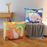 Cartoon Kids' Oxford Cloth Storage Bag for Quilts, Bedding, and Pillows - Portable Handbag Design