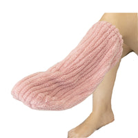 Coral Fleece Foot Cast Cover for Post-Surgery Recovery and Warmth