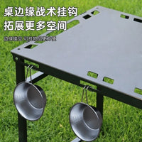 Outdoor IGT Folding Camping Table, Lightweight Tactical Picnic and Cooking Table Set
