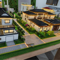 Customizable Villa and Rural House Architectural Model for Real Estate and Light Steel Structures