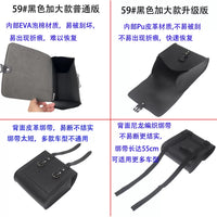 Vintage PU Leather Waterproof Handlebar Bag for Bicycles, E-bikes, and Scooters