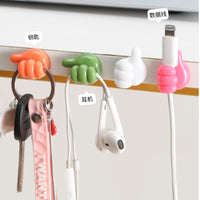 Self-Adhesive Cable Organizer Clips for Desk and Wall Mounting, No-Drill Charging Cord Holder